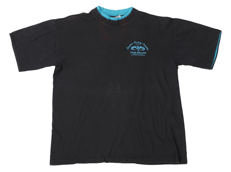 Van Halen 1991 Philadelphia Spectrum Electric Factory Concerts Promoter Shirt w/COA