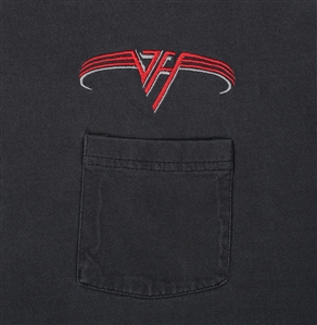 Van Halen 1991 Lot of 2 Black F.U.C.K. Crew Shirts w/COA