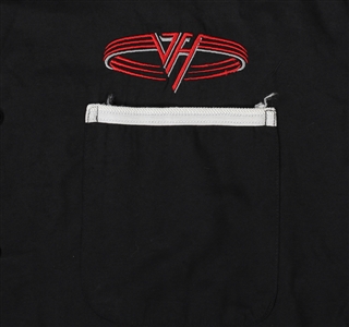 Van Halen 1990s Black Bowling Style Crew Shirt w/COA