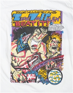 Van Halen 1992 Black & White Lot of 2 Mexican Bootleg Shirts w/COA
