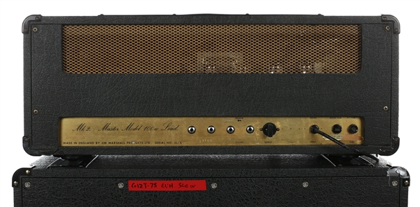 Edward Van Halen Owned & Used 1977 Marshall JMP Mk. 2 100W Lead & Half Stack 5150 Studio By Jose Arredondo & Zeke Clark w/COA
