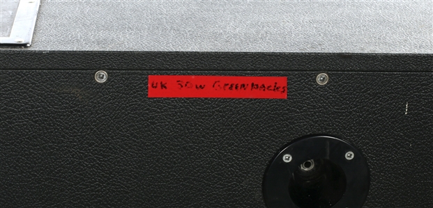 Edward Van Halen Owned & Used 1986 Vintage Marshall 4 x 12 Speaker Cabinet 5150 Studio By Jose Arredondo & Zeke Clark w/COA