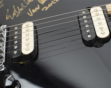 Edward Van Halen 2012 Owned, Played & Autographed Black EVH Wolfgang Guitar With COA