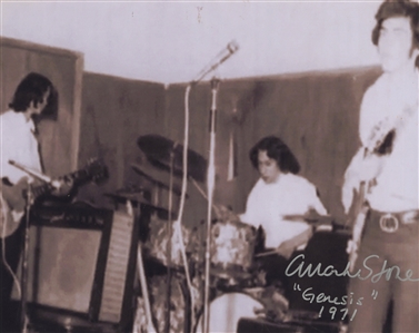Van Halen 1971 Mark Stone Autographed Genesis Photo Print With COA