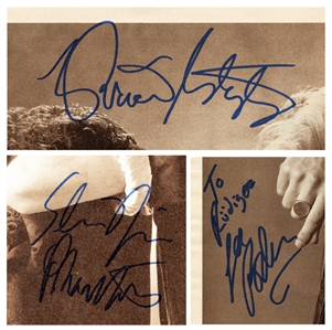 Stray Cats 1981 Fully Band Autographed Popcorn German Magazine Poster