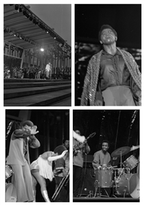 James Brown 1969 - 1970 Lot of 163 Black & White Frames From Two Shows At The Montreal Forum