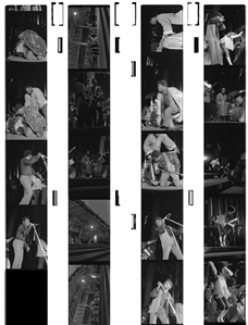 James Brown 1969 - 1970 Lot of 163 Black & White Frames From Two Shows At The Montreal Forum