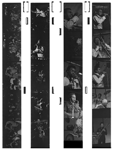 Wilson Pickett 1970 Lot of 121 Black & White Frames From Montreal
