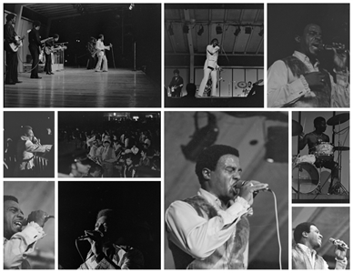 Wilson Pickett 1970 Lot of 121 Black & White Frames From Montreal