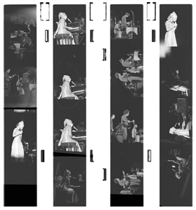 Nina Simone 1969 Lot of 15 Black & White Frames From Montreal