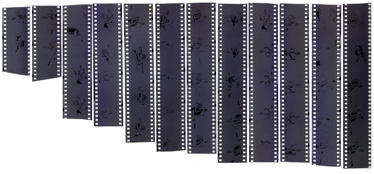 Muddy Waters 1971 Lot of 37 Black & White Frames From Montreal