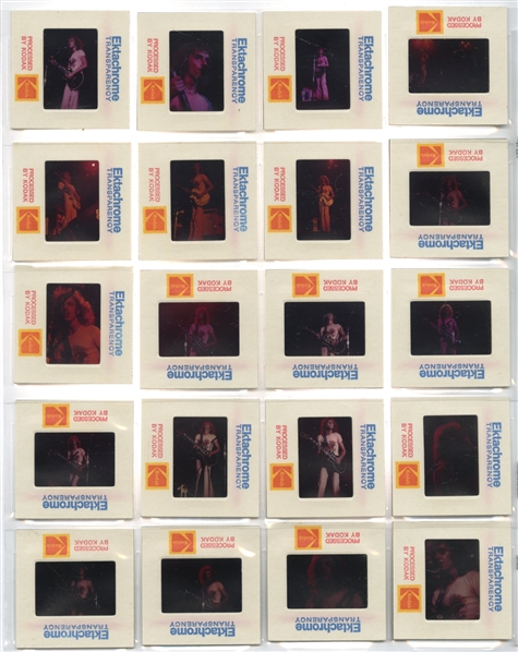 Peter Frampton 1970s Lot of 20 Color Positive Slides