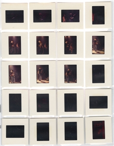 Johnny Winter 1970s Lot of 20 Color Positive Slides