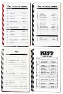 KISS 2000-2009 Lot of 4 Tour Itineraries