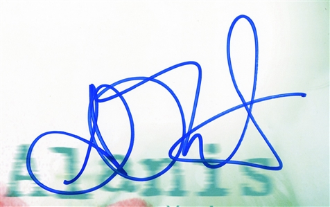 Alanis Morissette 1995 Autographed Promotional Flat