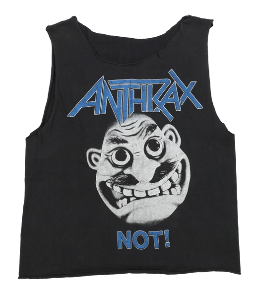Anthrax 1986 Dan Spitz Owned Spreading the Disease Modified World Tour Shirt