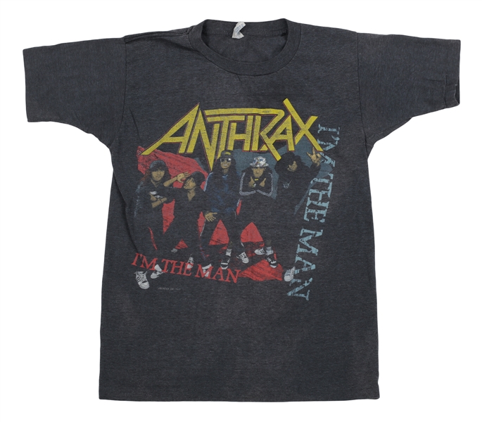 Anthrax 1987 Dan Spitz Owned Im the Man Shirt