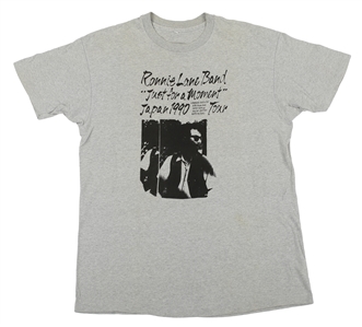 Ian McLagan 1990 Ronnie Lane Band Japan Tour T-Shirt