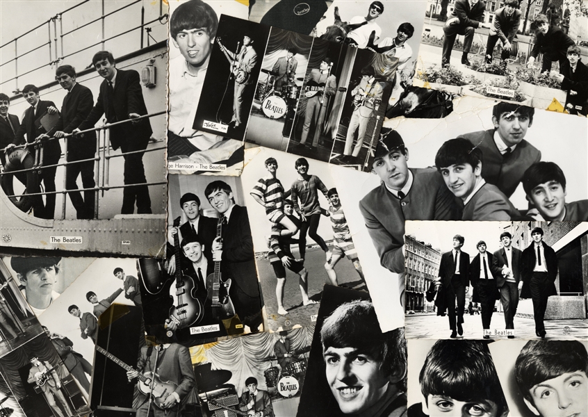 The Beatles 1960 - 1968 Lot of 22 Original Postcards