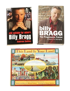 Billy Bragg 1998 - 2006 Lot of 3 Books Inscribed & Gifted to Ian McLagan