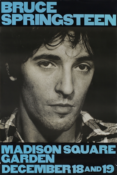 Bruce Springsteen 1980 The River New York City MSG Multi-Date Concert Poster