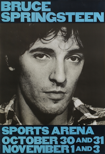 Bruce Springsteen 1981 The River Multi-Date Los Angeles Concert Poster