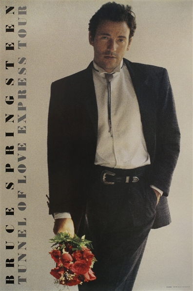 Bruce Springsteen 1988 Tunnel Of Love Express Tour Poster
