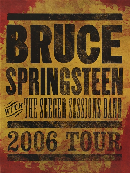 Bruce Springsteen 2006 With The Seeger Sessions Band Poster