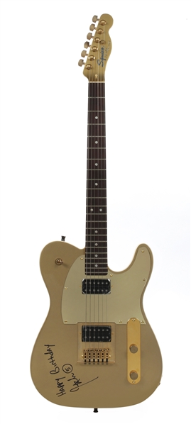 John5 2017 Autographed Squier Telecaster J5 Frost Gold