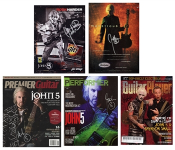 John5 2012-2019 Autographed Print Media Lot