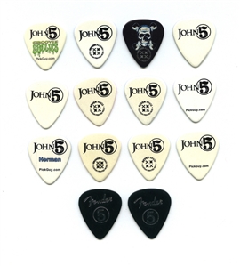 John5 2000s-2020s Lot of 14 Guitar Picks