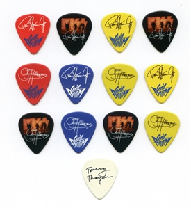 KISS 2010 Lot of 13 Sonic Boom Over Europe Scandinavian Guitar Picks