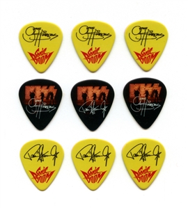 KISS 2010 Lot of 9 Sonic Boom Over Europe Spanish Guitar Picks