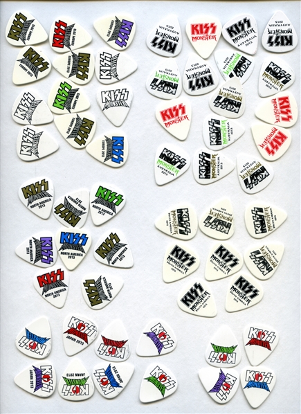 KISS 2012-2013 Lot of 56 Monster World Tour Guitar Picks