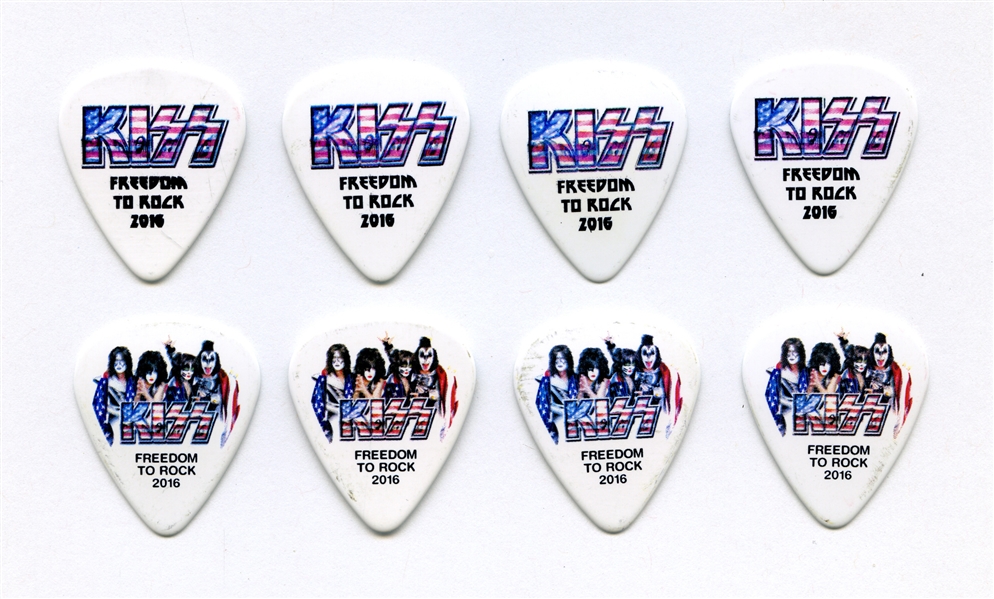 KISS 2016 Lot of 8 Freedom To Rock Tour Picks