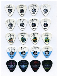 KISS 2017 Lot of 20 KISS Kruise VII Guitar Picks
