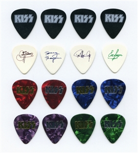 KISS 2010s Lot of 16 Identity Guitar Picks