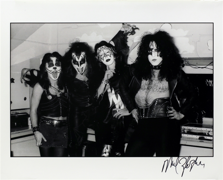 KISS Neil Zlozower Autographed Photo