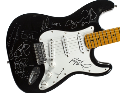 Deep Purple Signed Guitar By Seven Members w COA