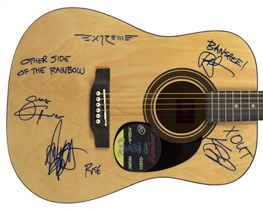 Extreme 2023 Autographed & Personalized Acoustic Guitar