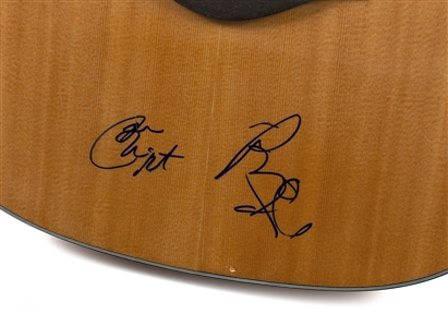 Ritchie Blackmore + Candice Night 1990s Autographed Yamaha Acoustic Guitar w COA