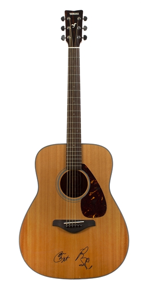 Ritchie Blackmore + Candice Night 1990s Autographed Yamaha Acoustic Guitar w COA