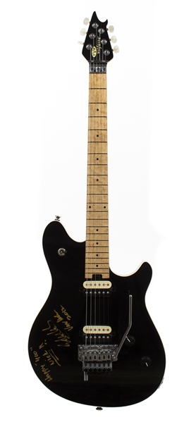 Edward Van Halen 2012 Owned, Played & Autographed Black EVH Wolfgang Guitar With COA