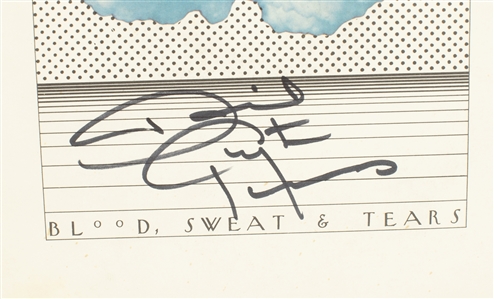 Blood, Sweat & Tears 1971 Autographed Framed Album Cover