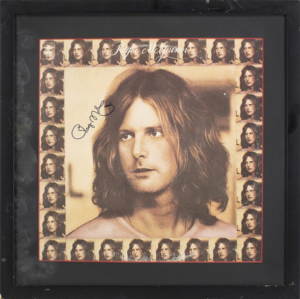 Roger McGuin 1973 Autographed Framed Album Cover