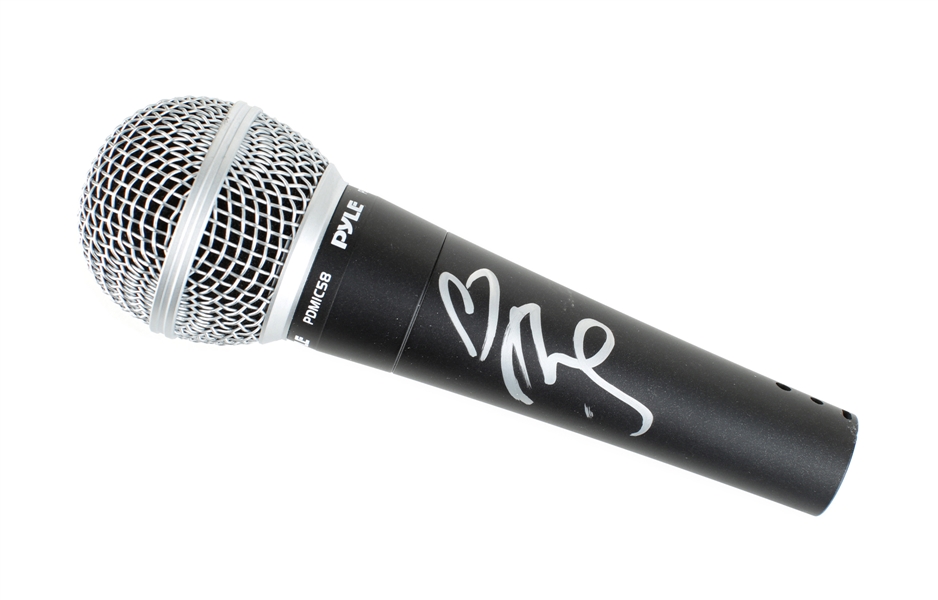 Miley Cyrus 2000s - 2010s Autographed Black Microphone