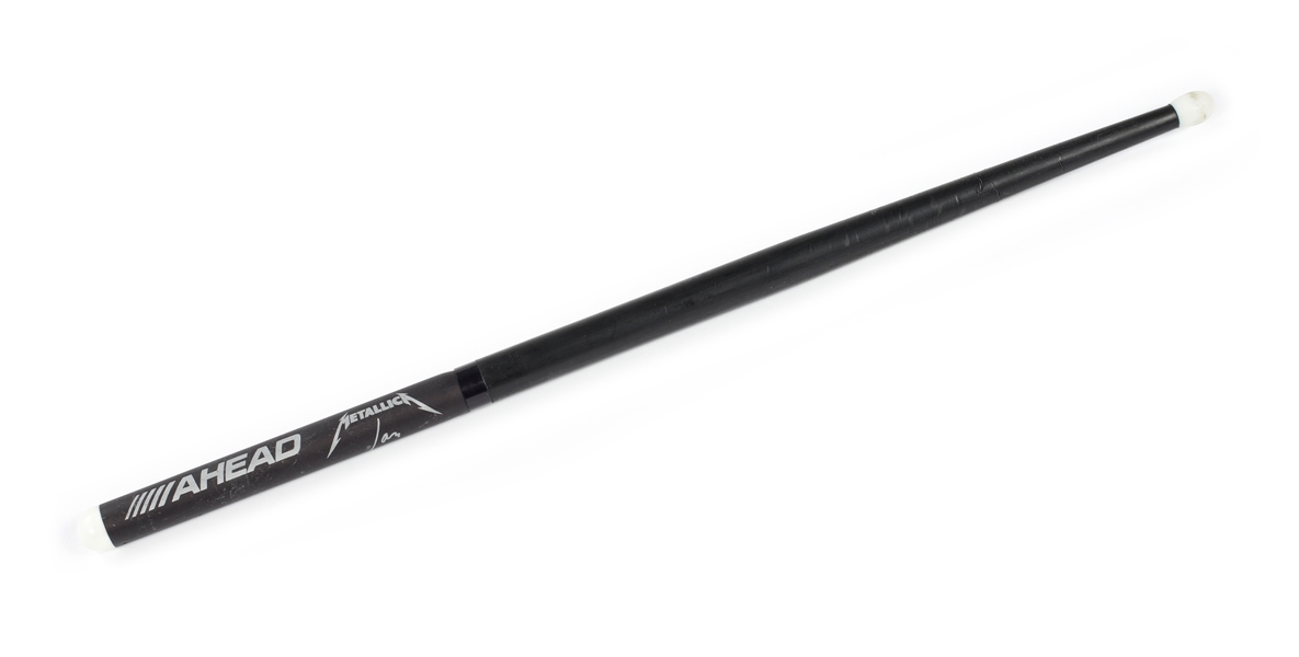 Metallica 2013 Lars Ulrich Stage Used Ahead Drumstick w/COA