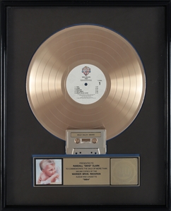 Van Halen 1984 1984 RIAA Gold Sales Award Presented to Zeke Clark With COA