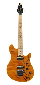 Edward Van Halen 2002 Peavey EVH Wolfgang Translucent Gold 5150 Studio Played & Signed Guitar With COA