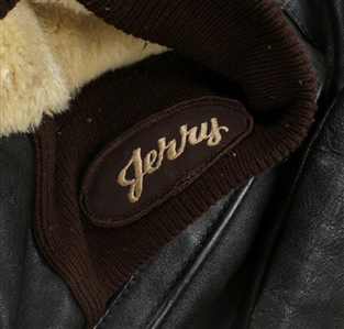 Chicago 1977 World Tour Jerry Vaccarino Personal Crew Leather Flight Jacket
